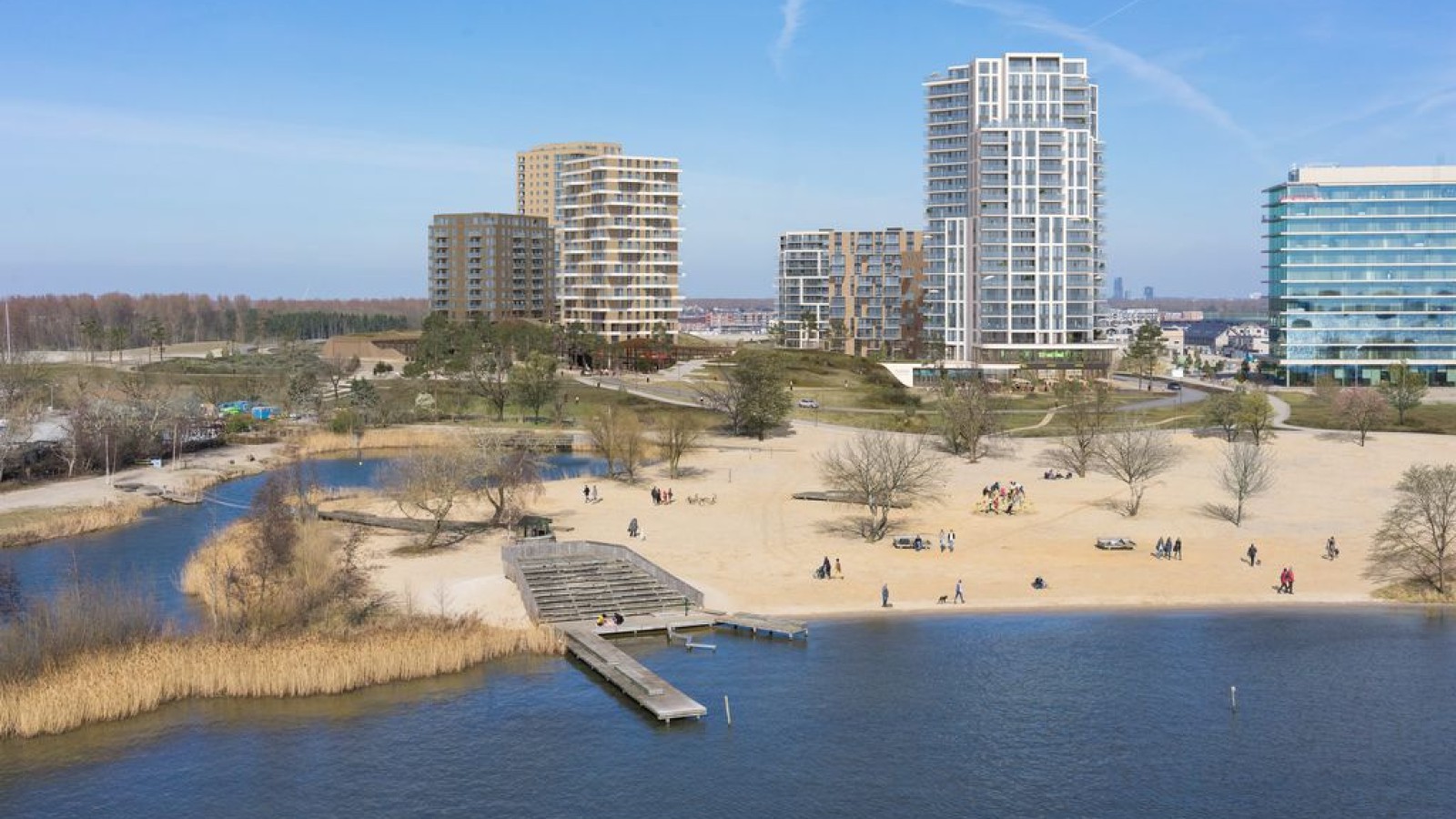 Nieuwbouw 4 woontorens Almere Duin LBA Groep